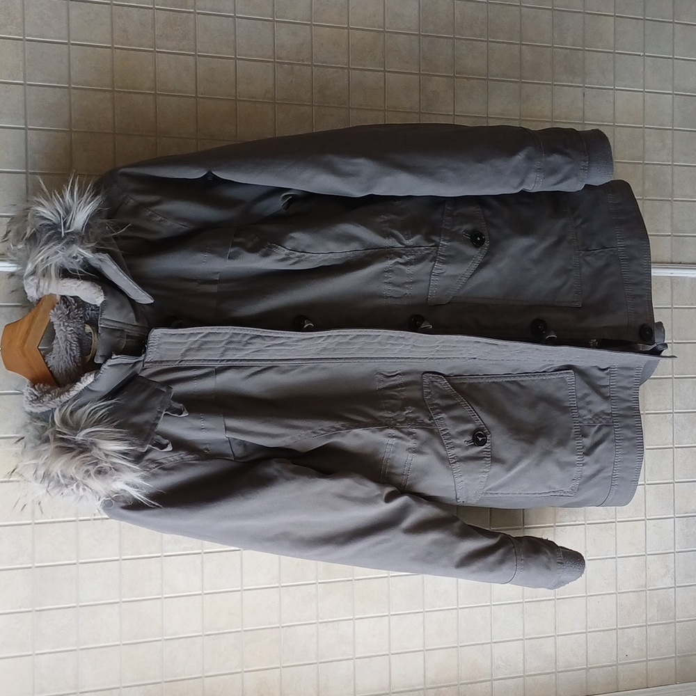 Hollister 3/4 Length Winter Jacket